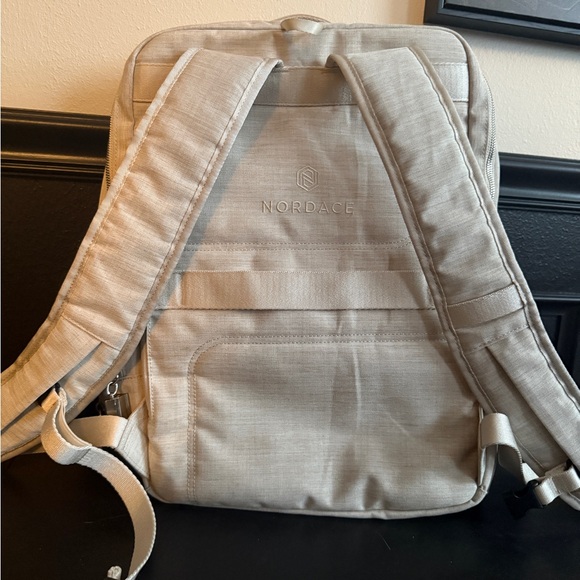 Nordace Siena II Travel Backpack in cream - Picture 6 of 9